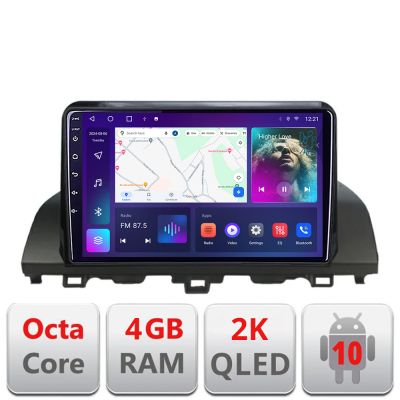 Navigatie Honda Accord 2019-2022 QLED 2K Octa core 4+32 DSP 360 Optic FHD internet gps radio carplay android auto Kit-+EDT-E410-2K