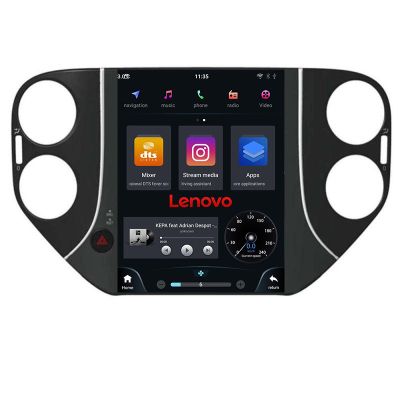 Navigatie VW Tiguan 2007-2012 tip tesla radio gps internet Qualcomm 8X 8+128 360 4G carplay android auto  kit-tesla-tiguan-10+