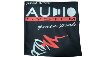 ﻿Tricou cu sigla AUDIO SYSTEM pe piept W-TSHIRT-M
