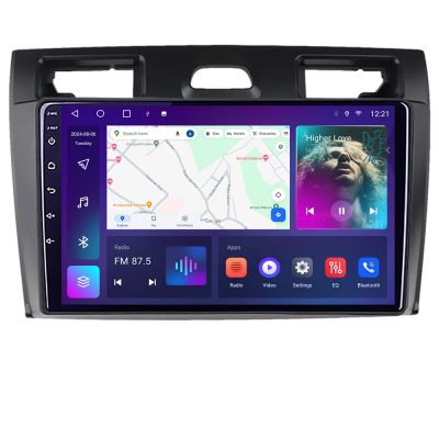 Navigatie Ford Fiesta MK5 2002-2008 Android ecran Qled 2K Octa core 4+32 KIT-fiesta-mk5+EDT-E409-2K