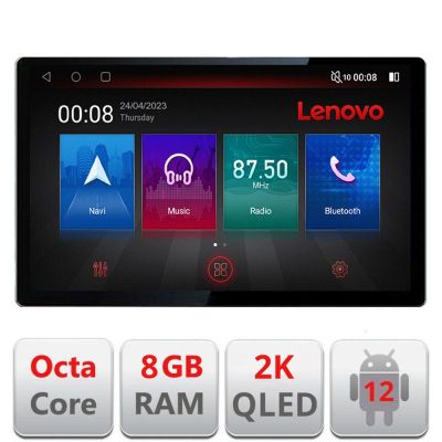 Navigatie Toyota Land Cruiser L100 2002-2006, Ecran 2K QLED 13",Octacore,8Gb RAM,128Gb Hdd,4G,360,DSP,Carplay,Bluetooth