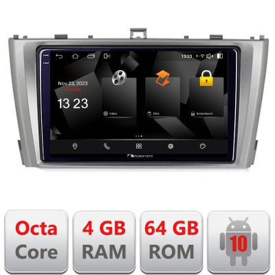 Navigatie Toyota Avensis 2009-2015 5510-TY12 Android Octa Core 720p 4+64 DSP 360 camera carplay android auto