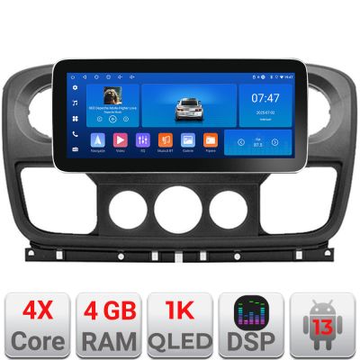 Navigatie Opel Movano, Renault Master 2010-2021  Edotec 4+64 12.3 inch Incell 1K android Wifi 5Ghz gps internet v2