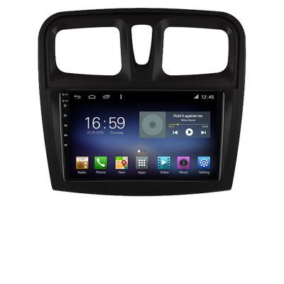Navigatie Dacia Sandero 2012-2020 var B Android radio gps internet 8core 4G 4+32 kit-sandero-variantb+EDT-E609