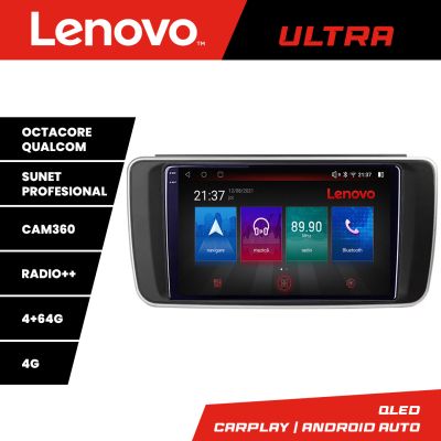 Navigatie Nissan Leaf 2018-2024 Qled 1K Octa Core 4+64 LTE 4G DSP Wifi 5Ghz HDMI android auto carplay radio gps internet kit-leaf+ULTRA-9-4+64