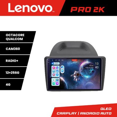 Navigatie Ford Fiesta 2012-2018 Lenovo Kit-256 8 core QLED 2K 12+256 360 Android Waze USB Navigatie Internet Youtube Radio