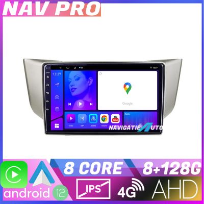 Navigatie Lexus RX 2003 2009 KIT rx 03 EDOTEC-LITE Android Ecran 720P Octa Core 8 128 Carplay