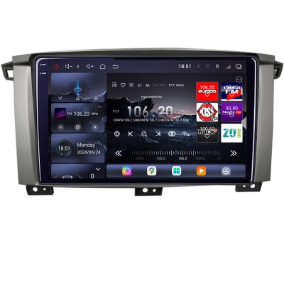 Navigatie Toyota Land Cruiser L100 2002-2006 Android radio gps internet 8 core QLED 2K 12+256GB 360 Edotec