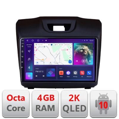 Navigatie Isuzu D-Max C-2234 Android Octa Core Ecran 2K QLED GPS 4G 4+32GB 360 KIT-2234+EDT-E409-2K v1