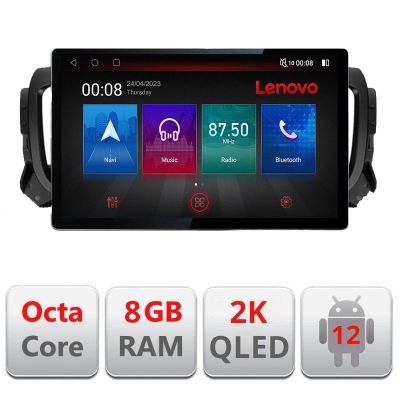 Navigatie Citroen Jumpy Toyota Proace Peugeot Traveller N-jumpy16 ecran 13" 2K 8+128 Android Waze USB Navigatie