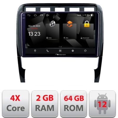 Navigatie Porsche Cayenne 2002-2011 5230-443 Android Ecran 720P Quad Core 2+64 carplay android auto