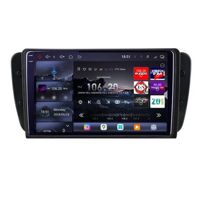 Navigatie Seat Ibiza 2008-2014 Edotec Kit-246 8 core QLED 2K 12+256GB 360 Android Waze USB Navigatie Internet Youtube Radio