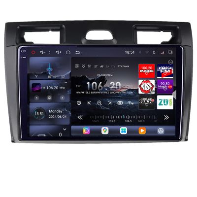 Navigatie Ford Fiesta MK5 2002-2008 Android radio gps internet 8 core QLED 2K 12+256GB 360 Edotec