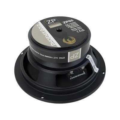 Cutie cu difuzoare iluminate Phonix Gold 1700W ieșire SPL 2 x 4 OHM 4 x difuzoare midrange 2 x tweetere pro audio