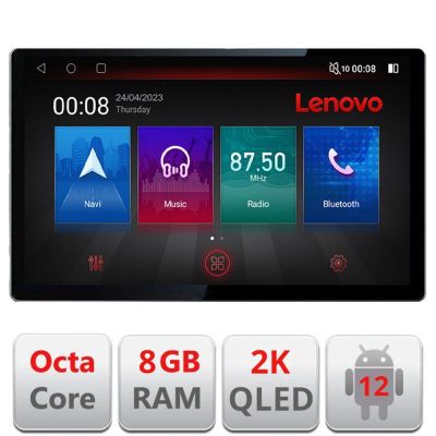 Navigatie Dacia Duster 2023-, Ecran 2K QLED 13",Octacore,8Gb RAM,128Gb Hdd,4G,360,DSP,Carplay,Bluetooth