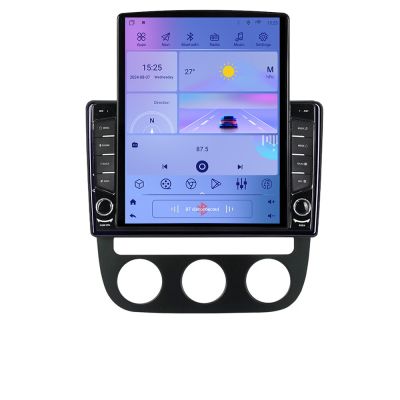 Navigatie VW Golf 5 2004-2010 clima automatica Android radio gps internet quad core 2+32 ecran vertical 9.7" KIT-golf5-automatic+EDT-E708