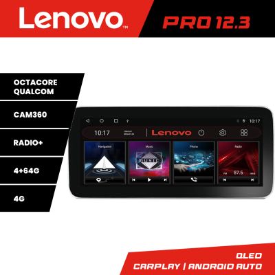 Navigatie Peugeot 208 2008 K-PSA Lenovo PRO 4+64 12.3 inch qled android 4G DSP gps internet  8Core