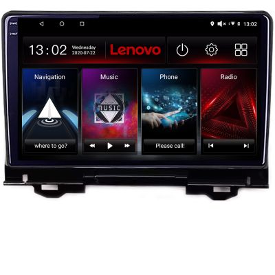 Navigatie Honda HR-V 2022- Lenovo QLED 1K 4+64 WIFI 5Ghz carplay android auto Android kit-hr-v2022+EDT-LITE-D4-10-4+64
