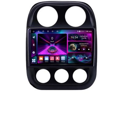 Navigatie Jeep Compass 2010-2016 A-2500  4+64 InCell Display 1K Android Waze USB Navigatie Internet Youtube Radio