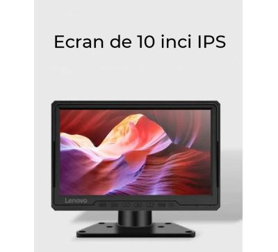 Monitor auto cu 4 camere DVR camion heavy duty Lenovo LG03 1080p toate camerele