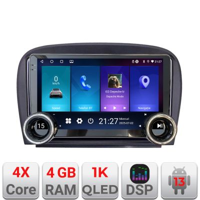 Navigatie Mercedes SL W230 2004-2011 Kit-W230 Edotec  4+64 10.5 inch Incell 1K android Wifi 5Ghz gps internet