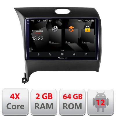 Navigatie Kia Cerato 2013-2017 5230-1562 Android Ecran 720P Quad Core 2+64 carplay android auto