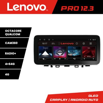 Navigatie Kia Stonic 2016-2020 Lenovo PRO 4+64 12.3 inch qled android 4G DSP gps internet  Kit-Stonic