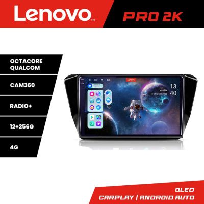 Navigatie Skoda Superb 3 2015-2017 Lenovo Kit-932 8 core QLED 2K 12+256 360 Android Waze USB Navigatie Internet Youtube Radio