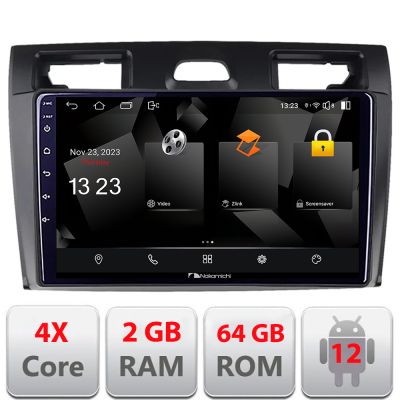 Navigatie Ford Fiesta MK5 2002-2008 Android Ecran 720P Quad Core 2+64 carplay android auto