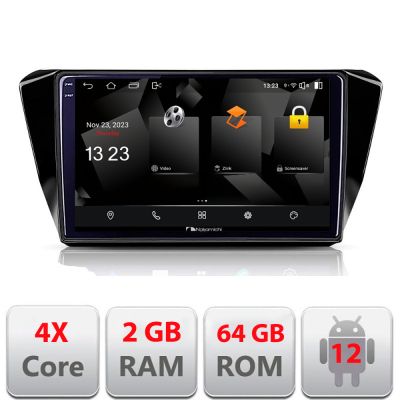 Navigatie Skoda Superb 3 2015-2017 5230-932 Android Ecran 720P Quad Core 2+64 carplay android auto