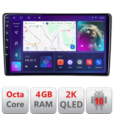Navigatie Alfa Romeo Giulietta 2014-2020 QLED 2K Octa core 4+32 DSP 360 Optic FHD internet gps radio carplay android auto kit-giulietta-facelift+EDT-E409-2K