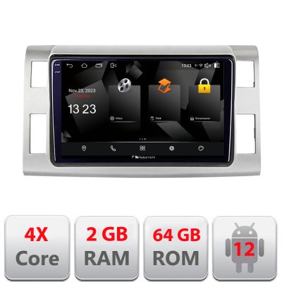 Navigatie Toyota Estima intre anii 2006-2013  Android Ecran 720P Quad Core 2+64 carplay android auto