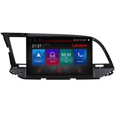 Navigatie Hyundai Elantra 2015-2018 Lenovo Kit-581 8 core QLED Qualcomm 4+64 360 Android Waze USB Navigatie Internet Youtube Radio
