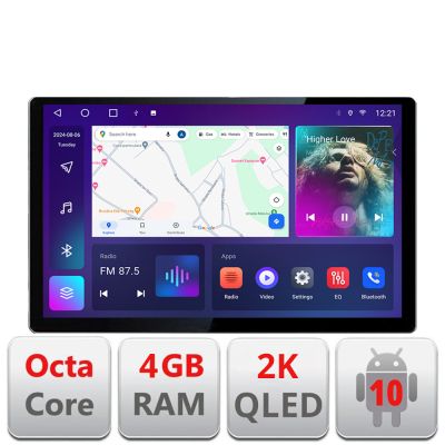 Navigatie dedicata Fiat Tipo 2015-2021 N-TIPO Edonav ecran 13" 2K 4+32 Android Waze USB Navigatie 4G 360 Toslink Youtube Radio