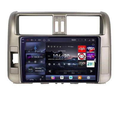 Navigatie Toyota Prado 2010-2013 Edotec Kit-347 8 core QLED 2K 12+256GB 360 Android Waze USB Navigatie Internet Youtube Radio
