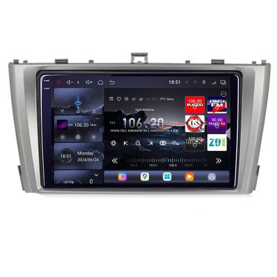 Navigatie Toyota Avensis 2009-2015 Edotec Kit-TY12 8 core QLED 2K 12+256GB 360 Android Waze USB Navigatie Internet Youtube Radio