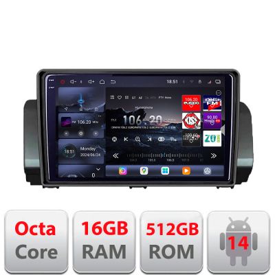 Navigatie Dacia Logan Sandero Jogger 2020+ LOGAN-2022 fara ecran de fabrica Android radio gps internet 8 core QLED 2K 12+256GB 360 Edotec