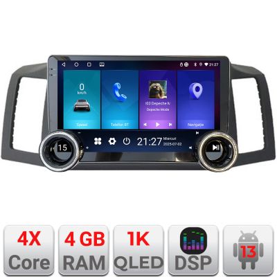 Navigatie Jeep Grand Cherokee 2008-2010 Edotec  4+64 10.5 inch Incell 1K android Wifi 5Ghz gps internet  Kit-cherokee-2009