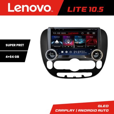 Navigatie Kia Soul 2014-2019 Lenovo  8 core 4+64 10.5 inch Incell 1K android Wifi 5Ghz gps internet  Kit-soul-2014