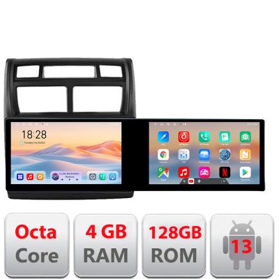 Navigatie Kia Sportage 2007-2013 Kit-023 Edotec 2 ecrane  8 core 4+128 21.6 inch Incell android Wifi 5Ghz gps internet
