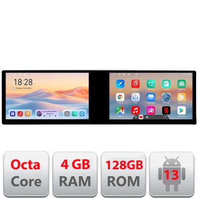 Navigatie Peugeot 308 2013-2018 Kit-308 Edotec 2 ecrane  8 core 4+128 21.6 inch Incell android Wifi 5Ghz gps internet