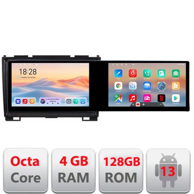 Navigatie Hummer H2 2008-2009 Edotec 2 ecrane  8 core 4+128 21.6 inch Incell android Wifi 5Ghz gps internet