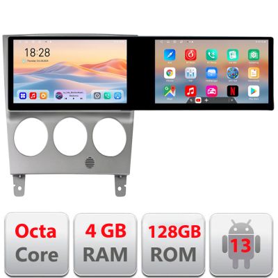 Navigatie Subaru Impreza 2002-2007 Edotec 2 ecrane  8 core 4+128 21.6 inch Incell android Wifi 5Ghz gps internet  KIT-impreza2002