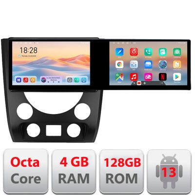 Navigatie Ssangyong Rexton 2013-2016 Edotec 2 ecrane  8 core 4+128 21.6 inch Incell android Wifi 5Ghz gps internet  C