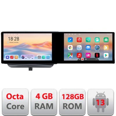 Navigatie Ford Turneo Courier Transit Courier 2014-2021 Edotec Incell 1K 10.5 inch  8 core 4+128 carplay android auto radio internet kit-turneo+EDT-E211-RK