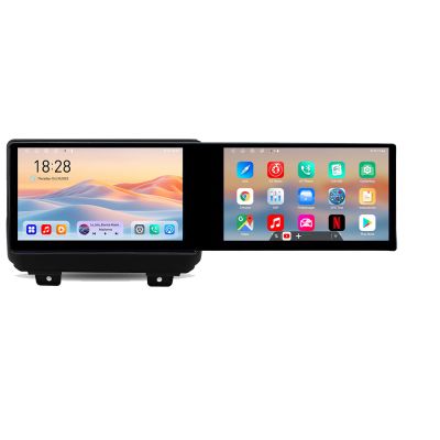 Navigatie Jeep Wrangler 2018- Kit-WRANGLER Edotec 2 ecrane  8 core 4+128 21.6 inch Incell android Wifi 5Ghz gps internet