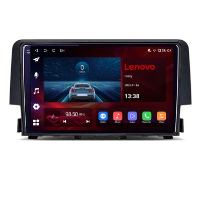 Navigatie Honda Civic 2016-2020 M-669 Octa Core Android Radio Bluetooth GPS WIFI/4G DSP 2K 8+128GB 360 Toslink