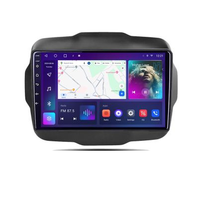 Navigatie Jeep Renegade C-500 Android Octa Core Ecran 2K QLED GPS 4G 4+32GB 360 KIT-500+EDT-E409-2K