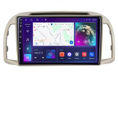 Navigatie Nissan Micra 2002-2010 Android ecran Qled 2K Octa core 4+32 KIT-micra2003+EDT-E409-2K