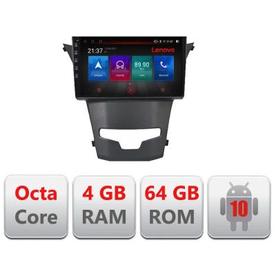 Navigatie Ssangyong Korando 2014-2019 E-1159 Octa Core cu Android Radio Bluetooth Internet GPS WIFI DSP 4+64GB 4G RESIGILAT
